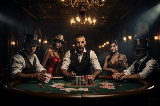 Live Casino Baccarat ရုပ်ပုံမြင်ကွင်း dealer နှင့် ကစားသမားများ